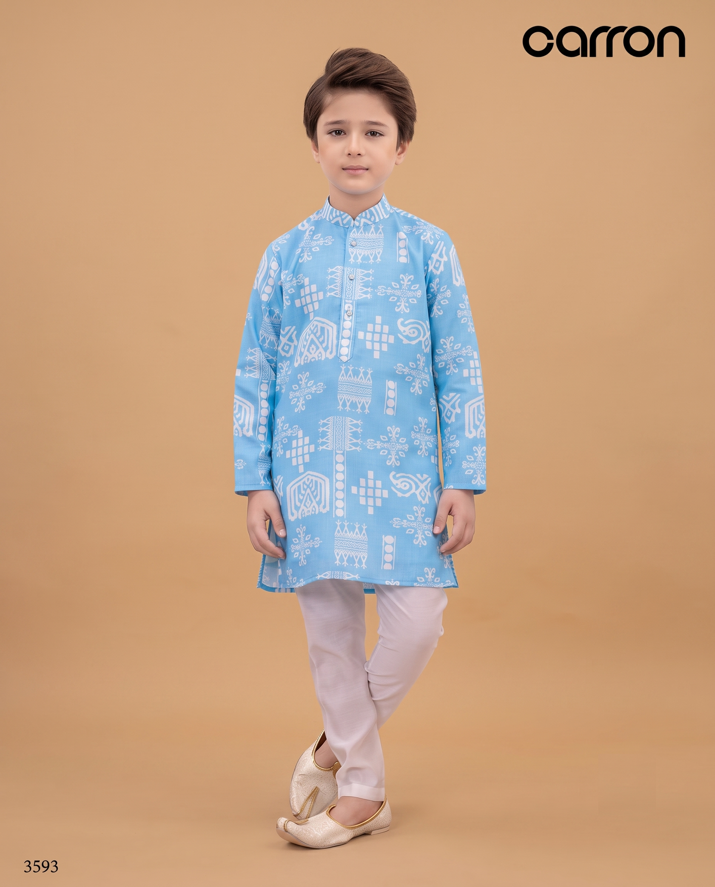 Sky Blue Colour Kurta Set(BE-BKUS_3593)