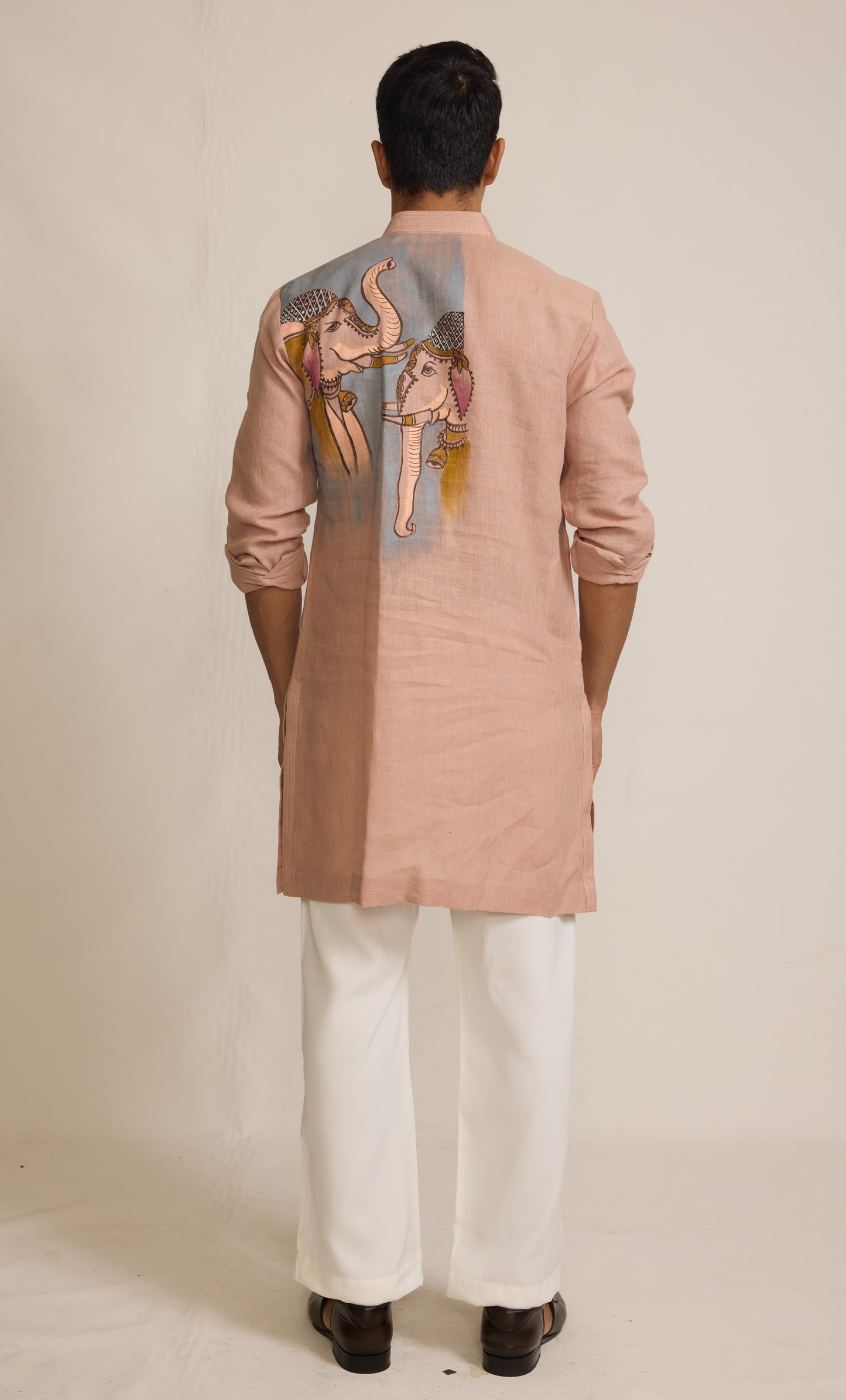 Onion Pink Colour Kurta Set (ME-MKUS_ T 2643)