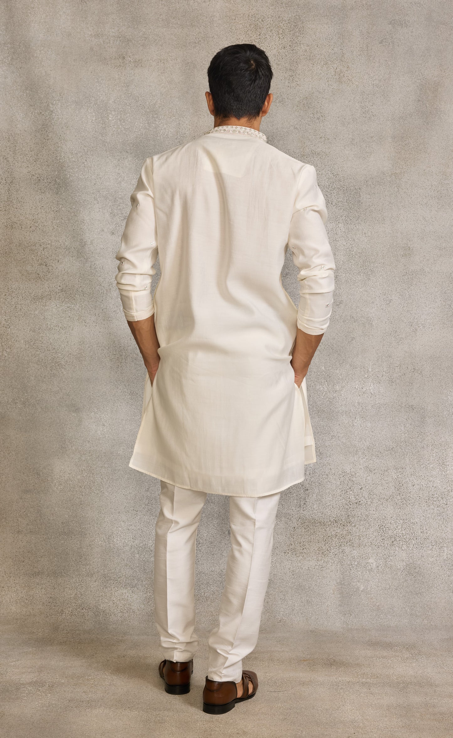Cream Colour Kurta Set(ME-MKUS_SSK 22)