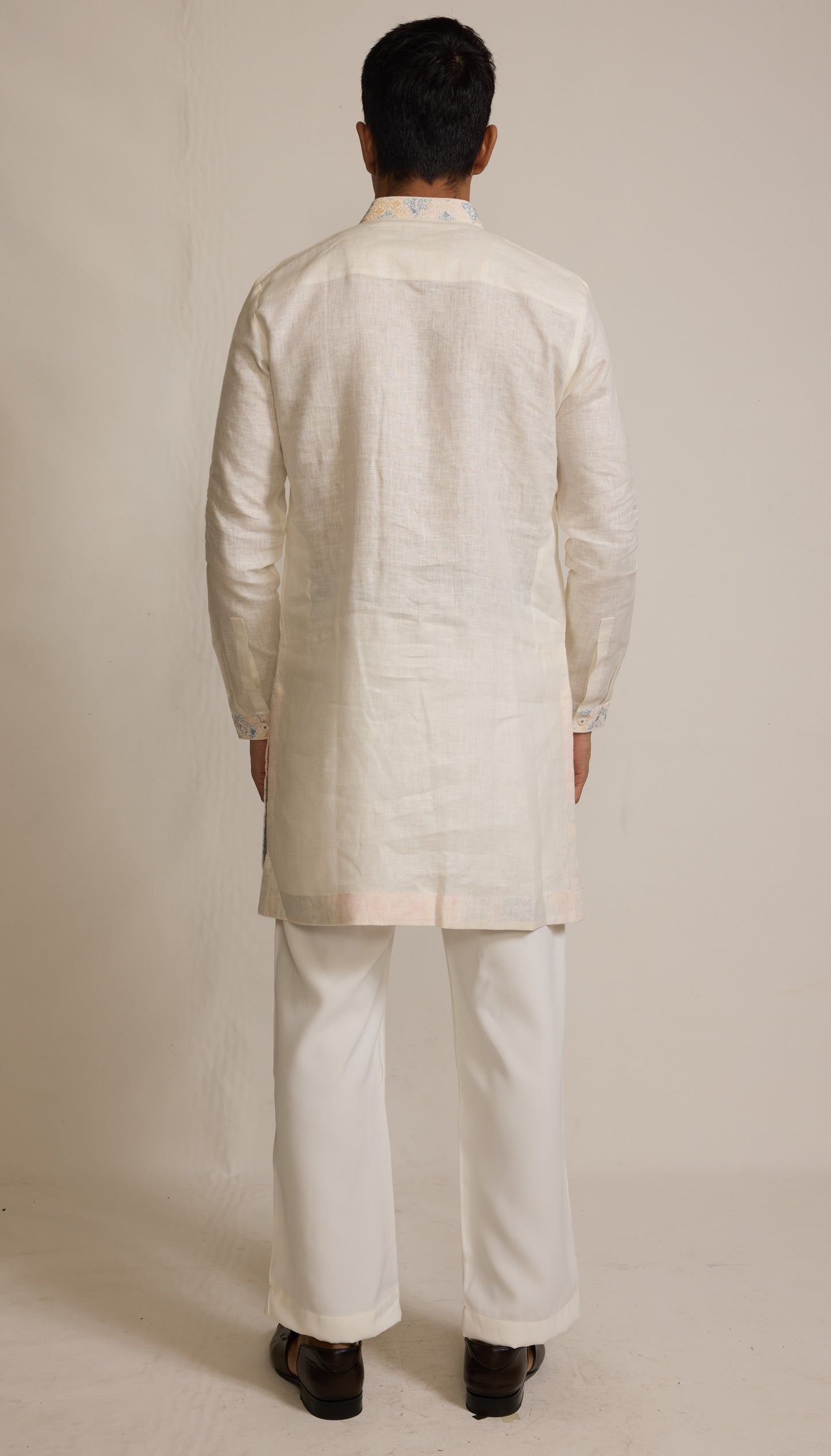 Cream Colour Kurta With Stole (ME-MKUS_T 2659)