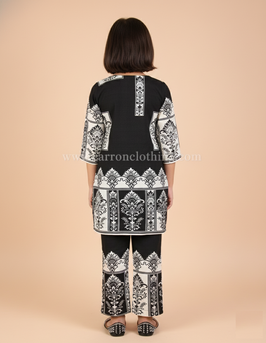 Black Colour Kurti Set (GC-GKUS_7742)