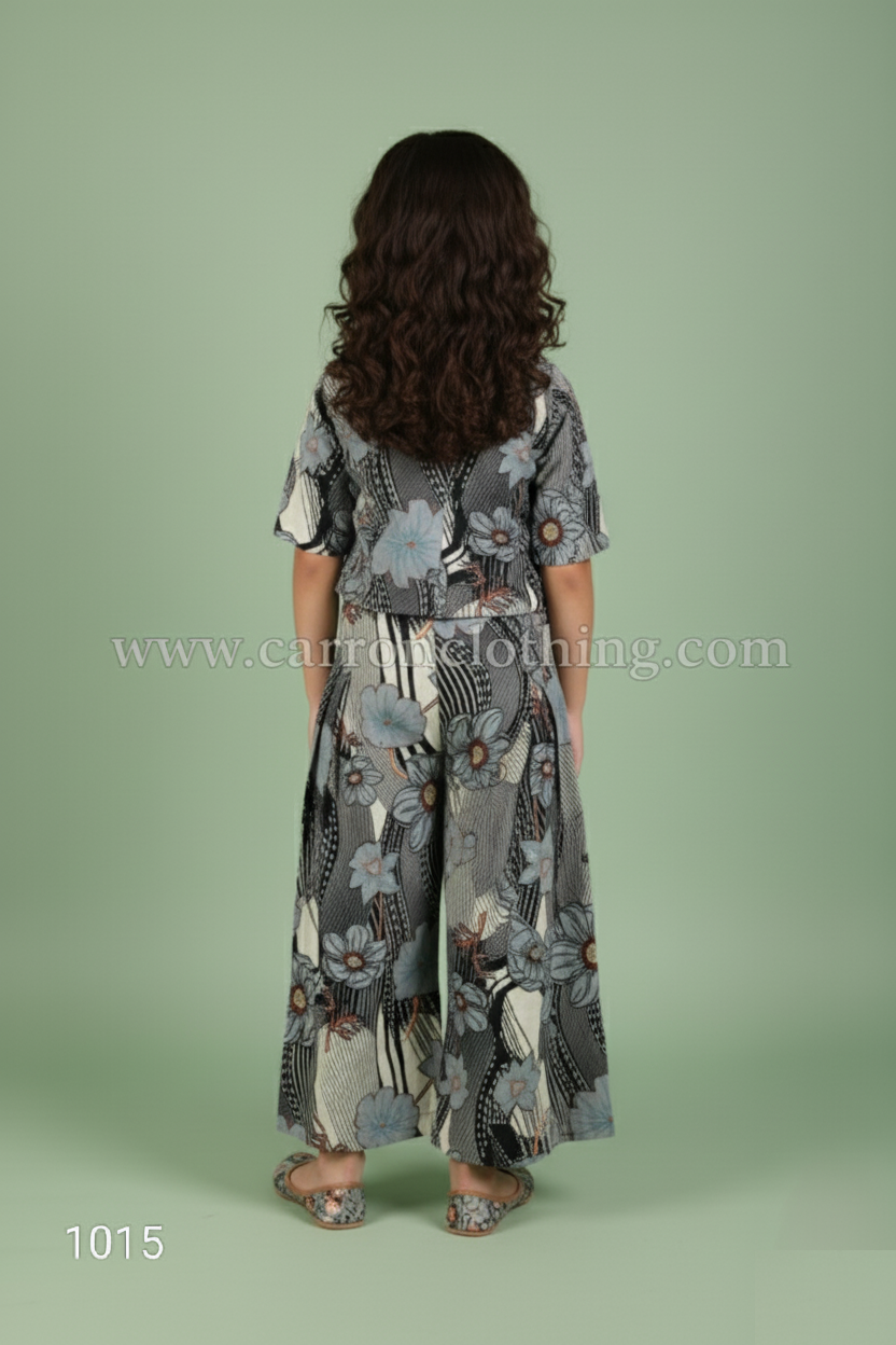 Black Colour Plazo Set(GE-GPZS_1015)