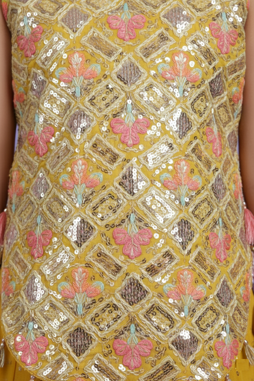 Mustard Colour Chudidar(GE-GCHU_5080)