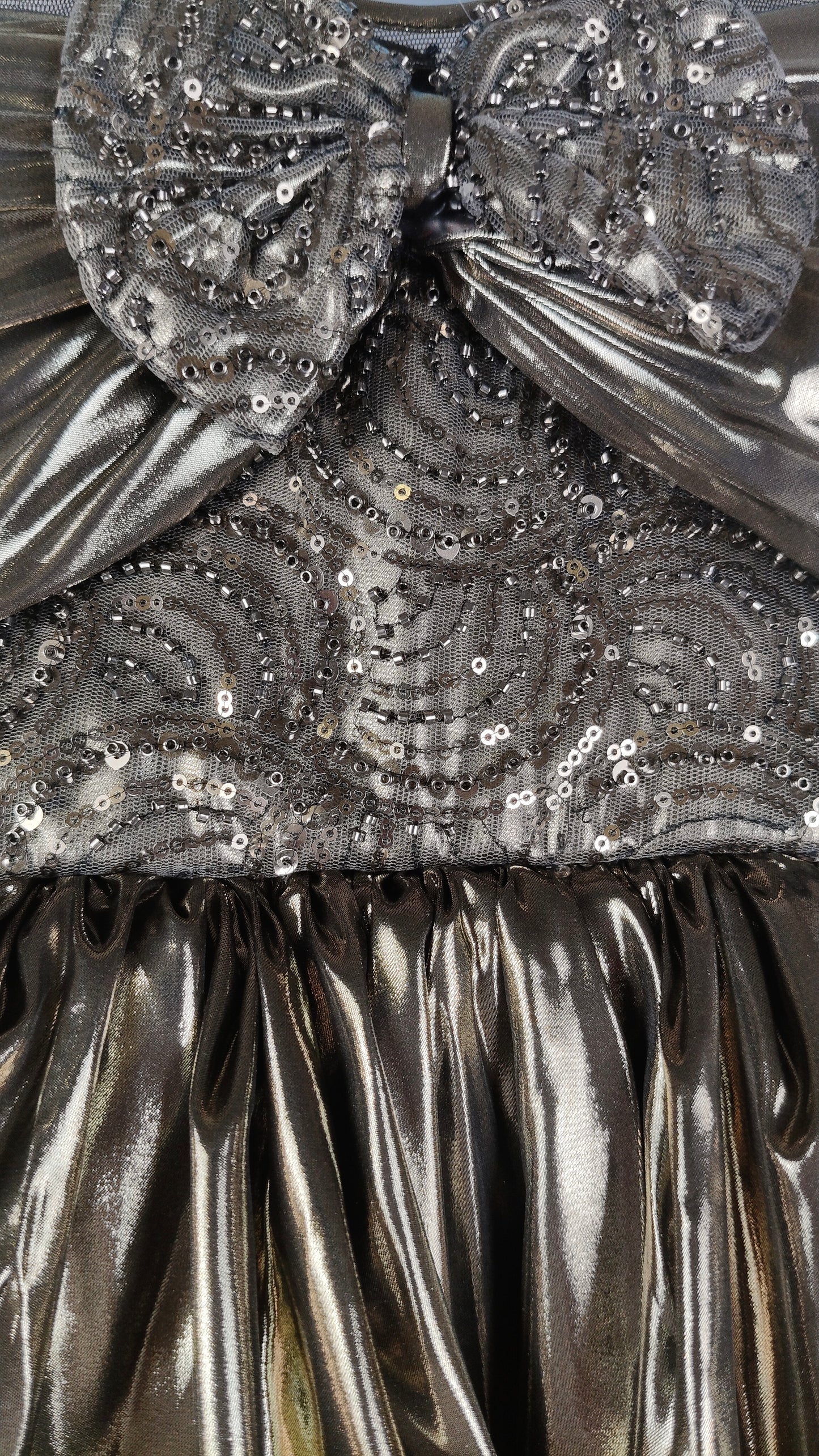 Antique Gold Colour Party Frock(GE-GFRP_3582)