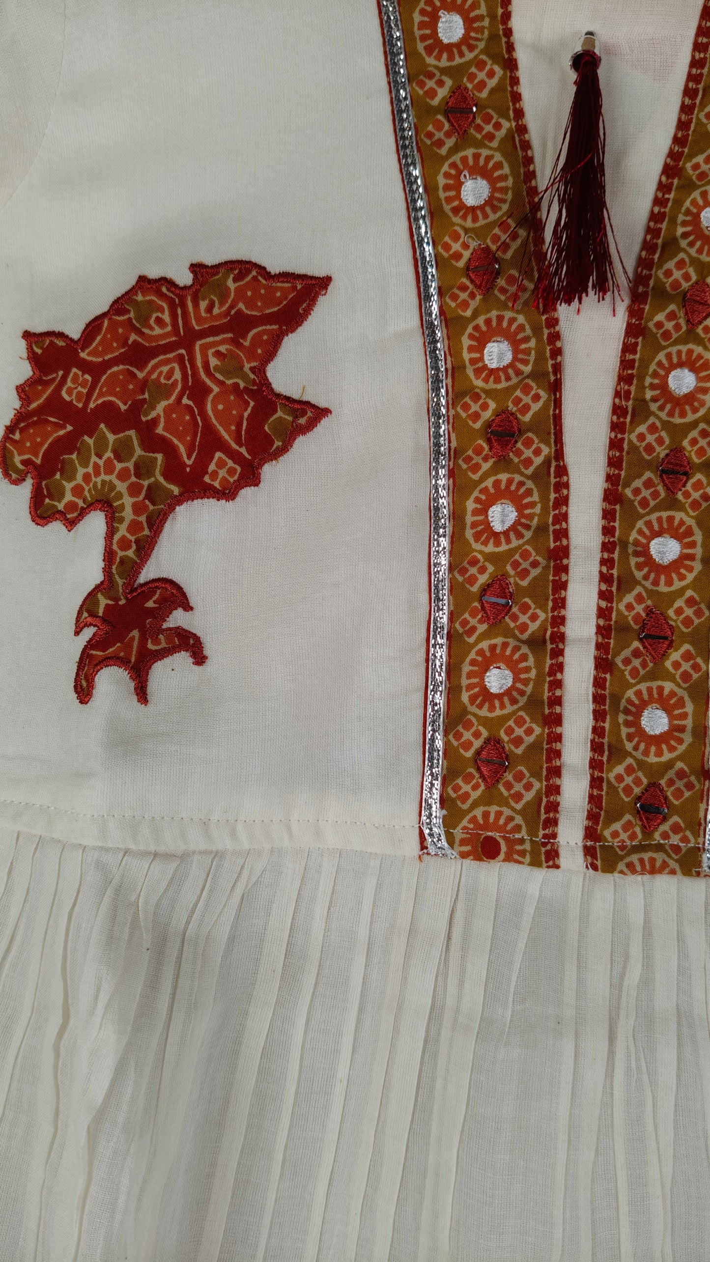 Cream Colour Kurti Set(GE-GKUS_2859)