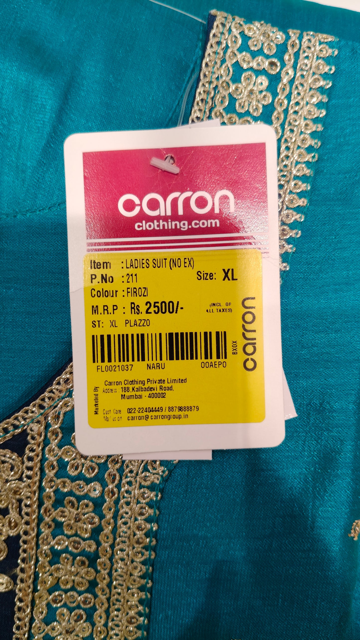 #NDUS Firozi Colour Plazo Set(LE-WPZS_211)