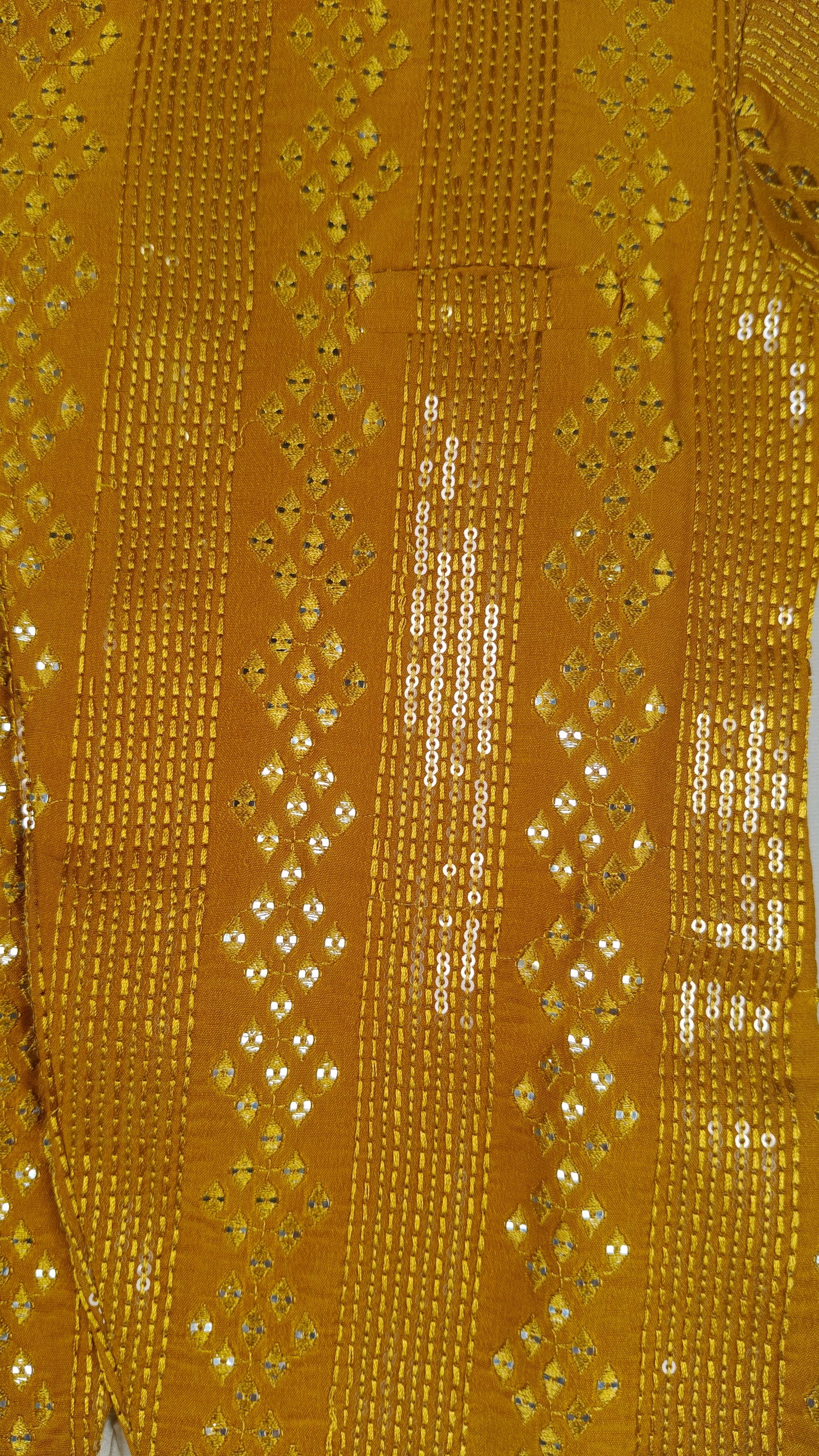 Mustard Yellow Colour Kurta With Dhoti(BE-BKUS_13573)