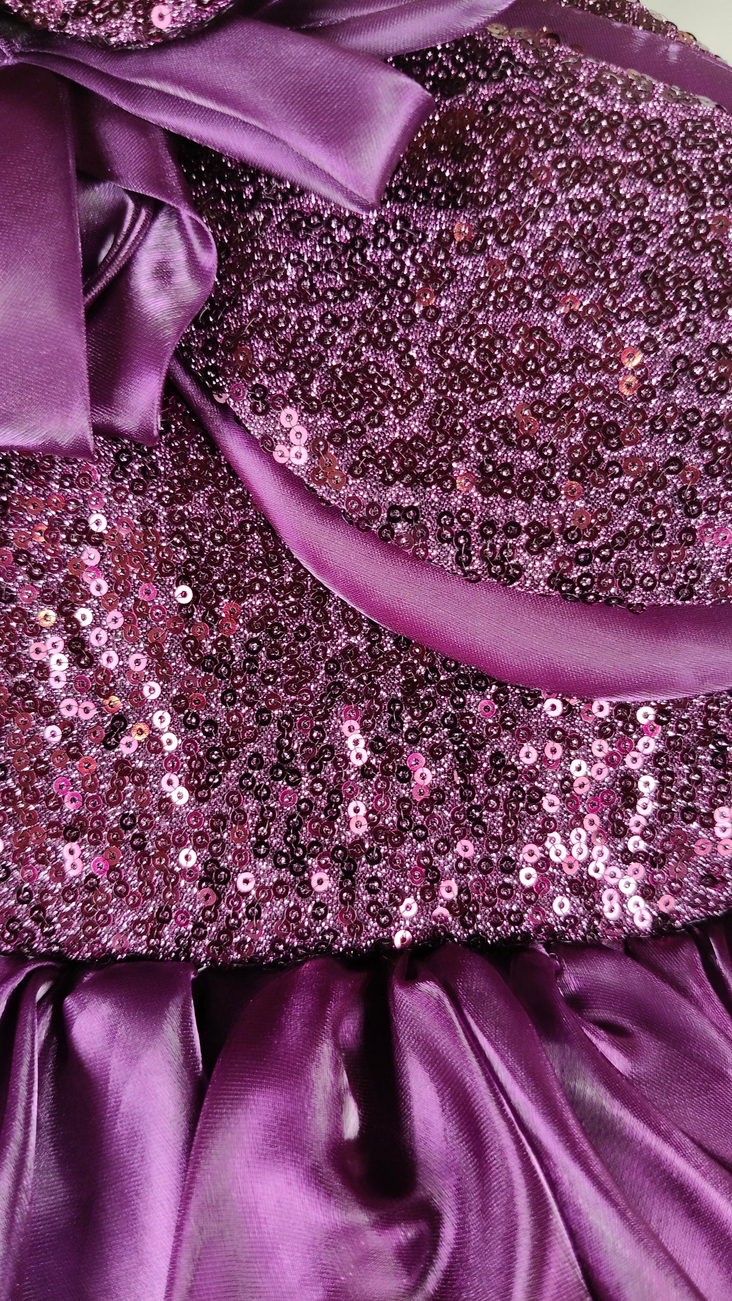 Wine Colour Party Frock(GE-GFRP_10945)
