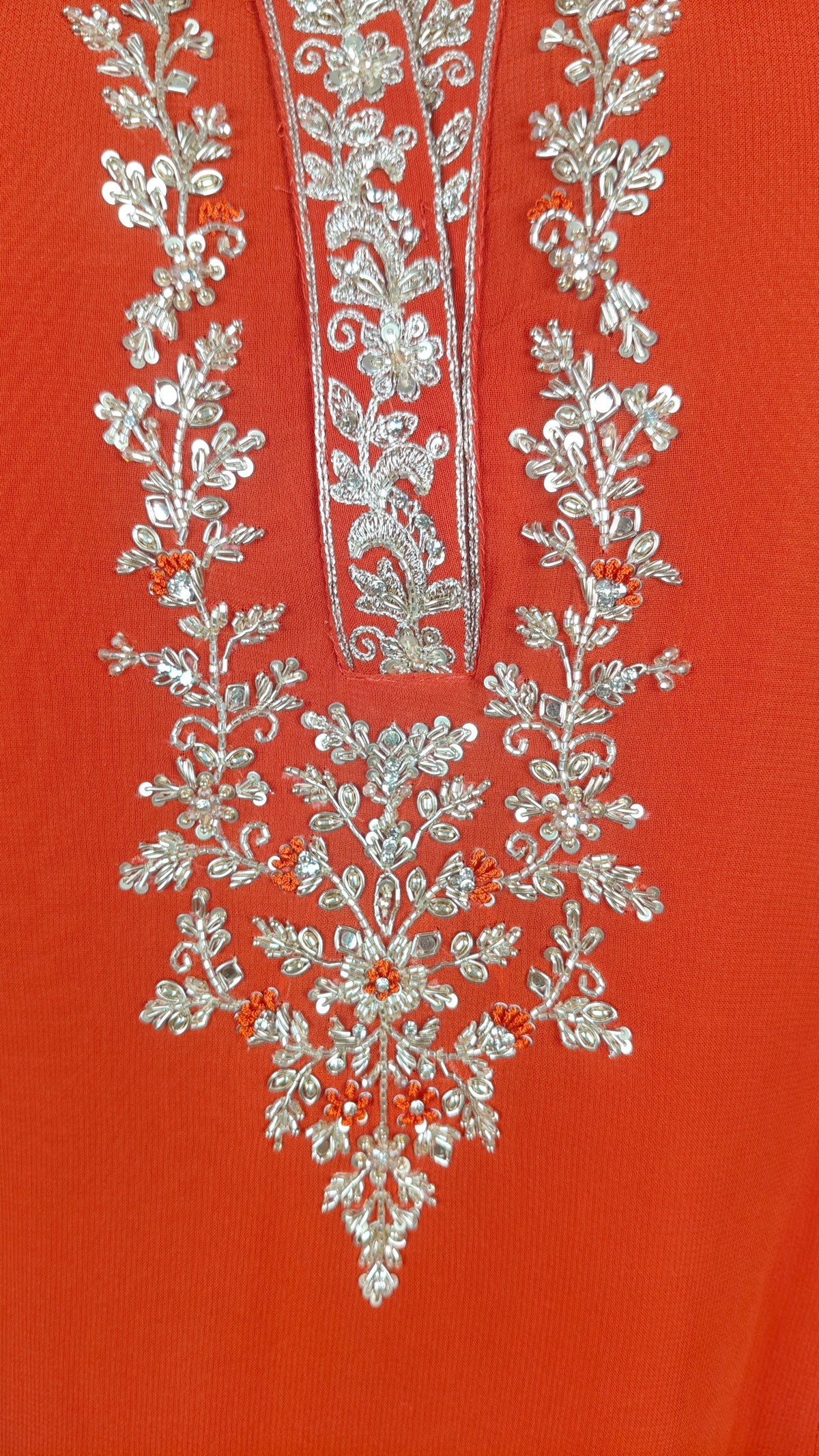 Orange Colour Kurti Set(LC-WKIS_1006 T)