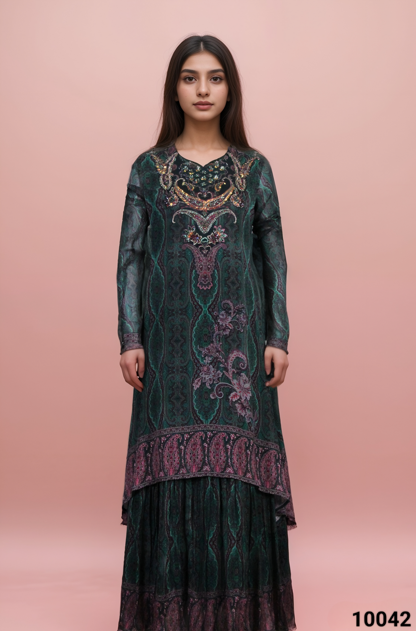 Green Colour Kurti (LC-WKIC_10042)