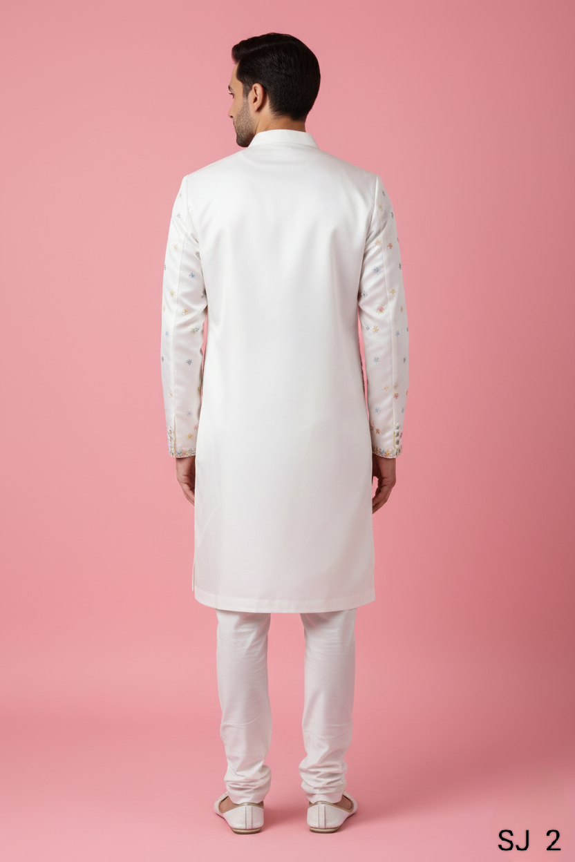 Cream Colour Bundi Set(ME-MBUS_SJ 2)