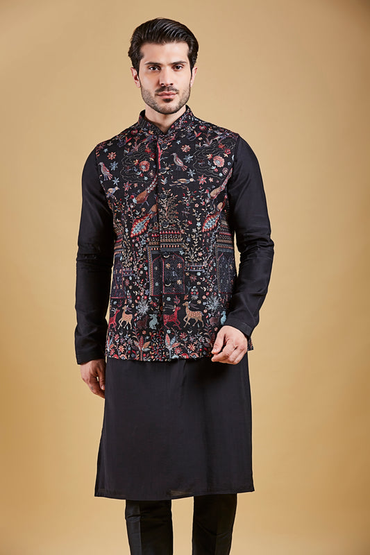 Black Colour Bundi Set(ME-MBUS_JS-655)