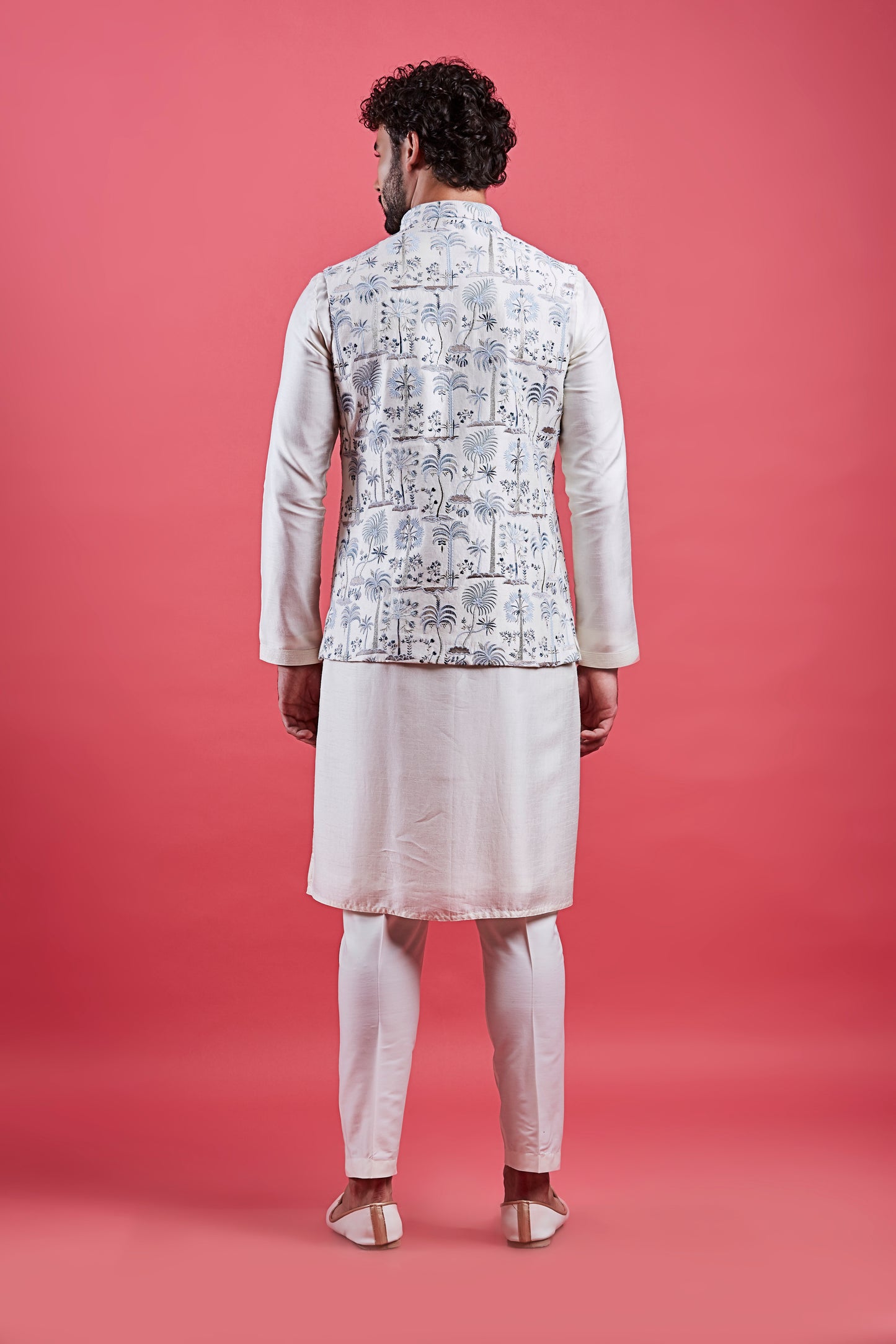 Cream Colour Bundi Set(ME-MBUS_JS-666)