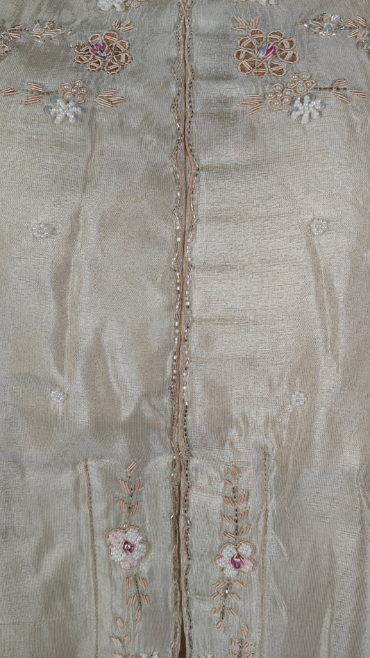 Ivory Colour Ghaghra Choli(LE-WGHC_8444)