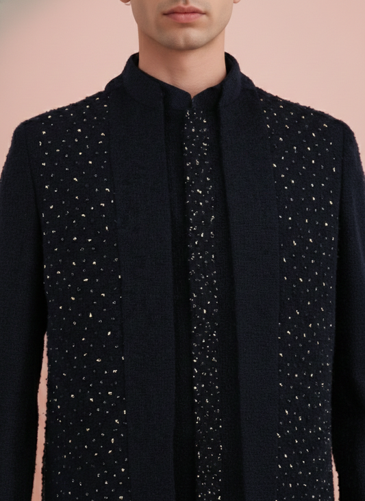 Blue Colour Indo Western(ME-MINW_PD25671T07)