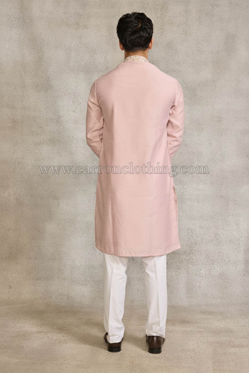 Peach Colour Kurta Set(ME-MKUS_SSK 38)