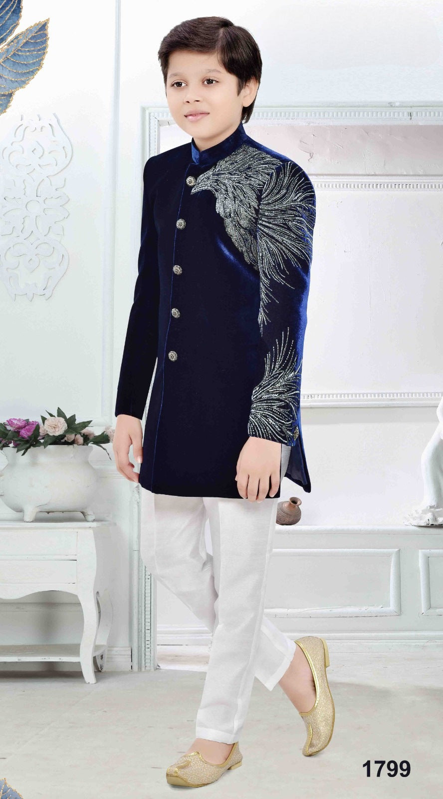 Blue Colour Indo Western(BE-BINW_1799)