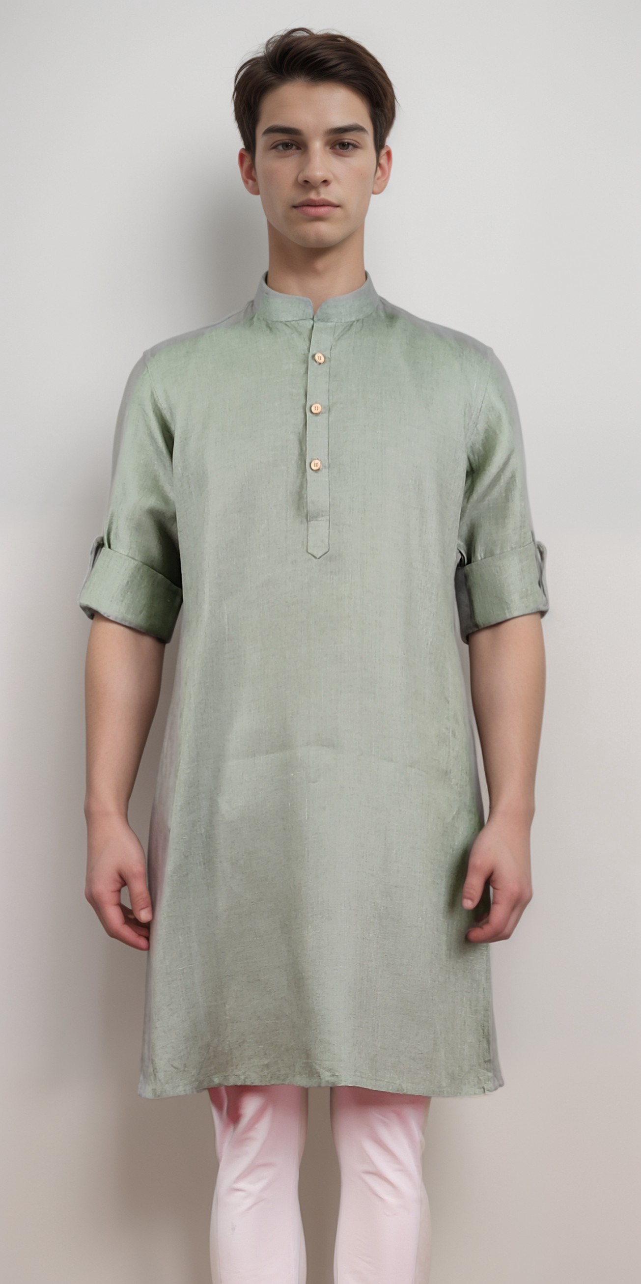 Olive Green Colour Kurta With Bottom(ME-MKUS_GURU 20)