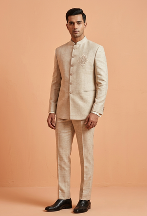 Natural Colour Jodhpuri Set(ME-MJOD_91745)