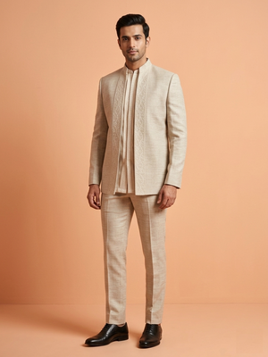 Natural Colour Jodhpuri Set(ME-MJOD_91332)