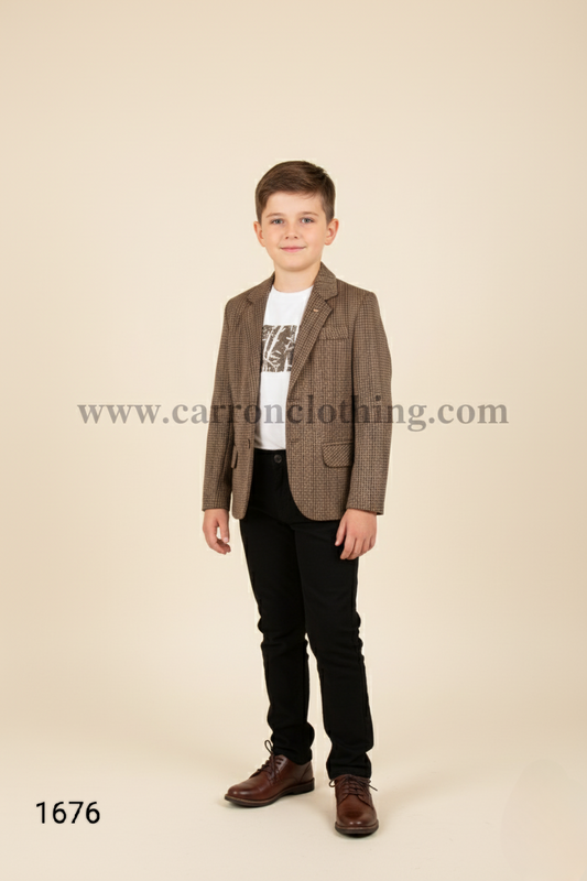 Coffee Colour Blazer(BE-BBLZ_1676)