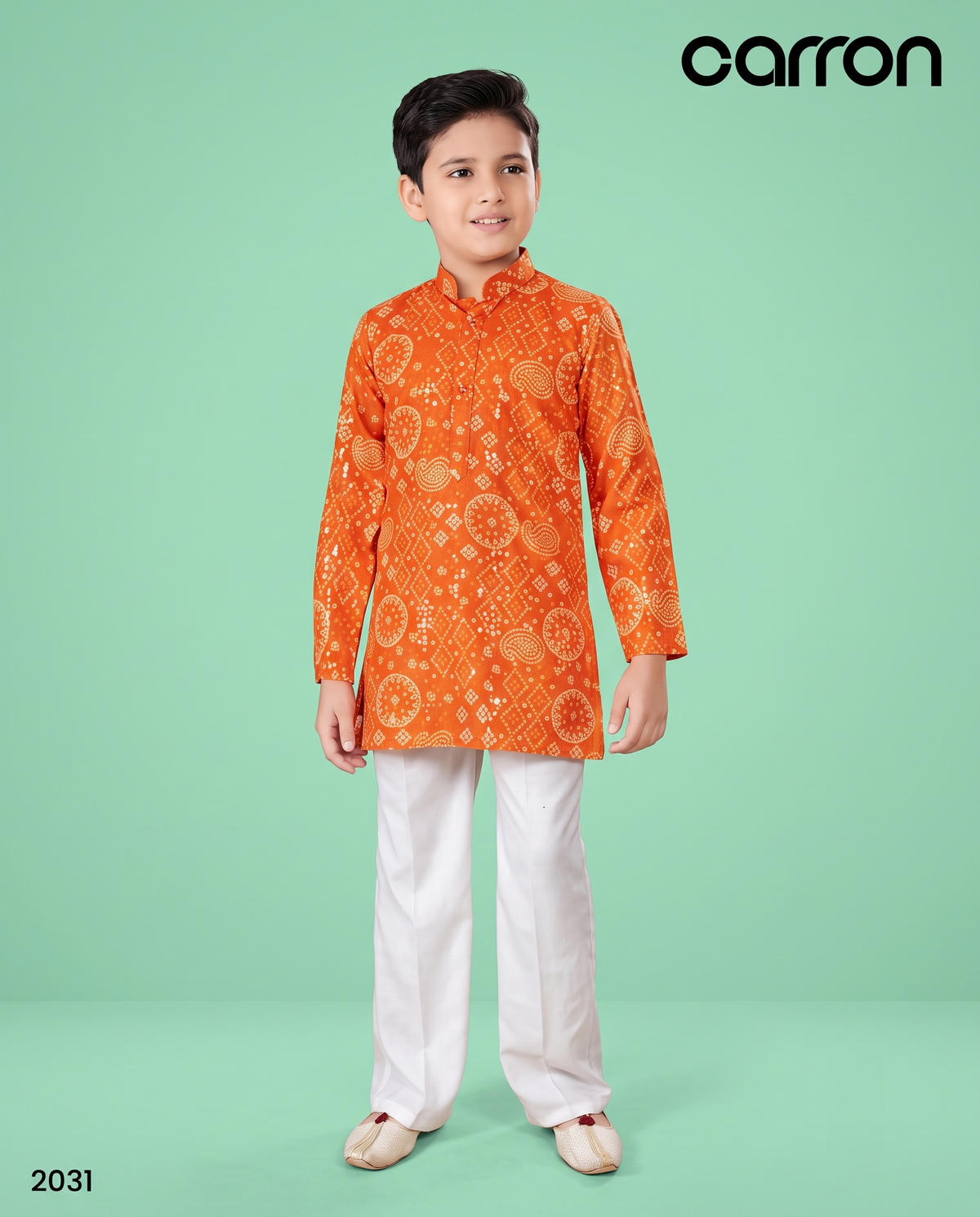 Orange Colour Kurta Set(BE-BKUS_2031)