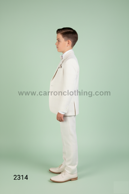 Cream Colour Coat Suit(BE-BCUS_2314)