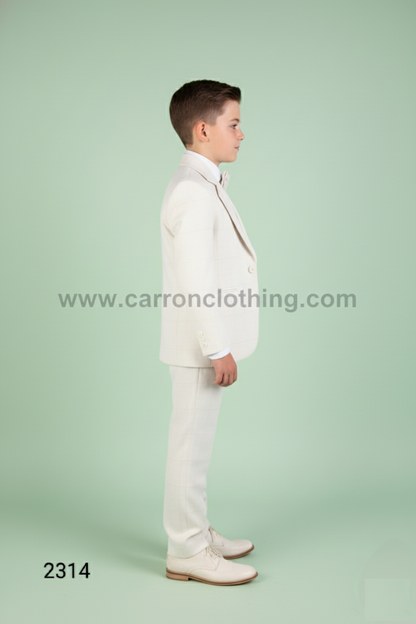 Cream Colour Coat Suit(BE-BCUS_2314)