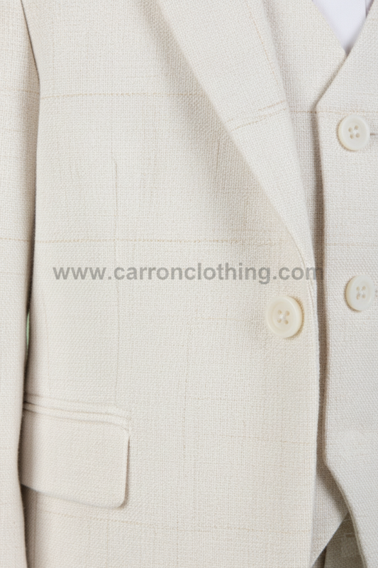 Cream Colour Coat Suit(BE-BCUS_2314)