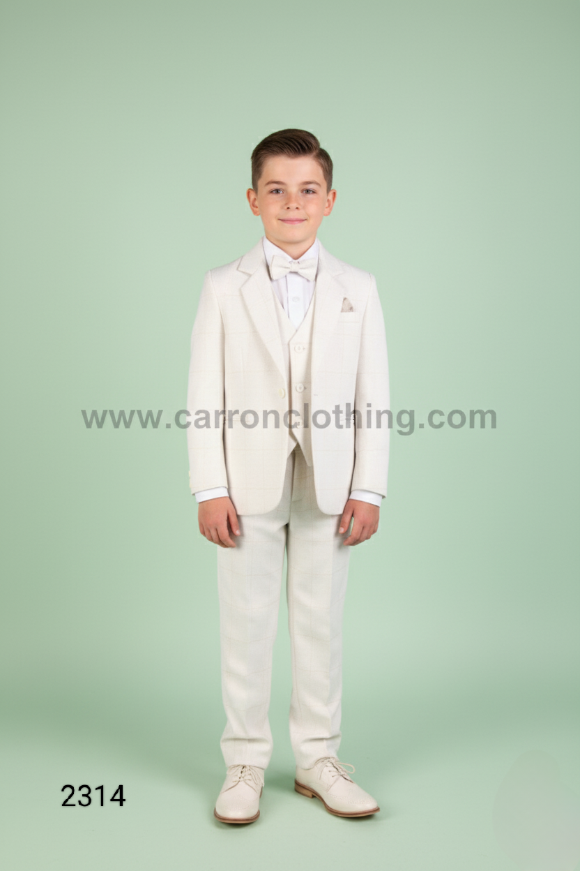 Cream Colour Coat Suit(BE-BCUS_2314)