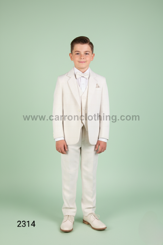 Cream Colour Coat Suit(BE-BCUS_2314)