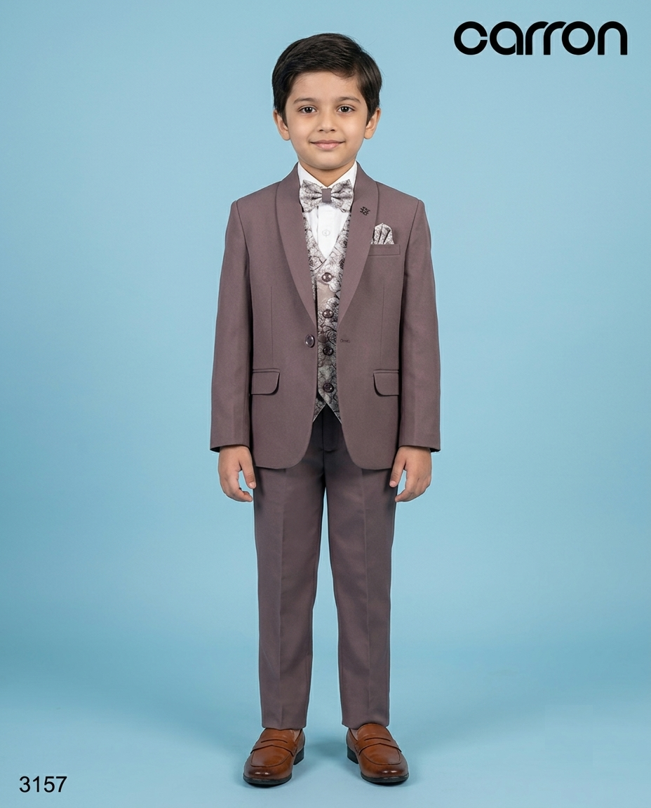 Mauve Colour Coat Suit(BE-BCSU_3157)