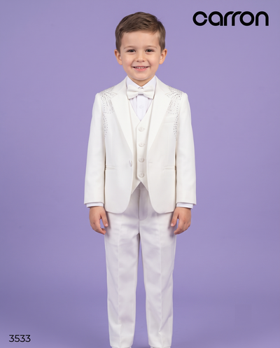 White Colour Coat Suit(BE-BCSU_3533)