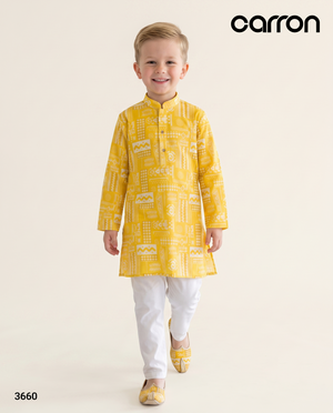 Yellow Colour Kurta Set(BE-BKUS_3660)