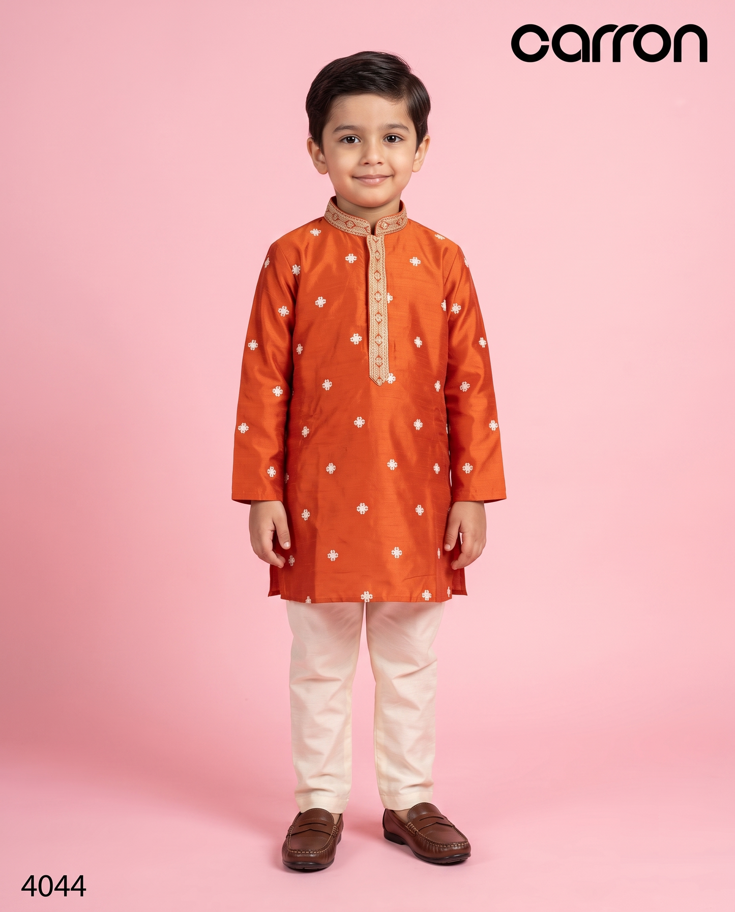 Orange Colour Kurta Set(BE-BKUS_4044)