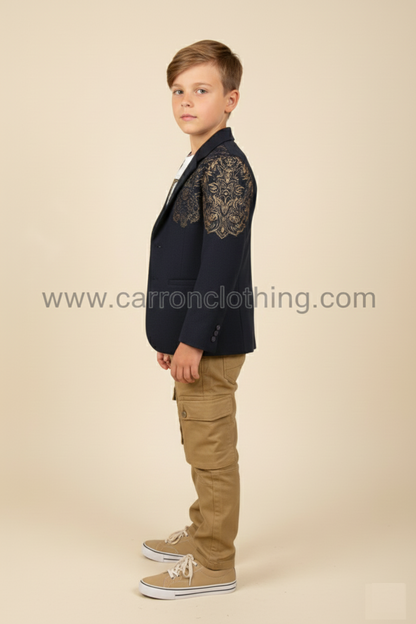 Navy Blue Colour Blazer(BE-BBLZ_60129)
