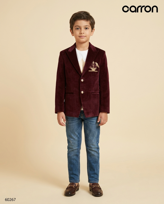 Maroon Colour Blazer(BE-BBLZ_60267)