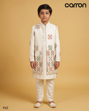 Ivory Colour Indo Western(BE-BINW_942)