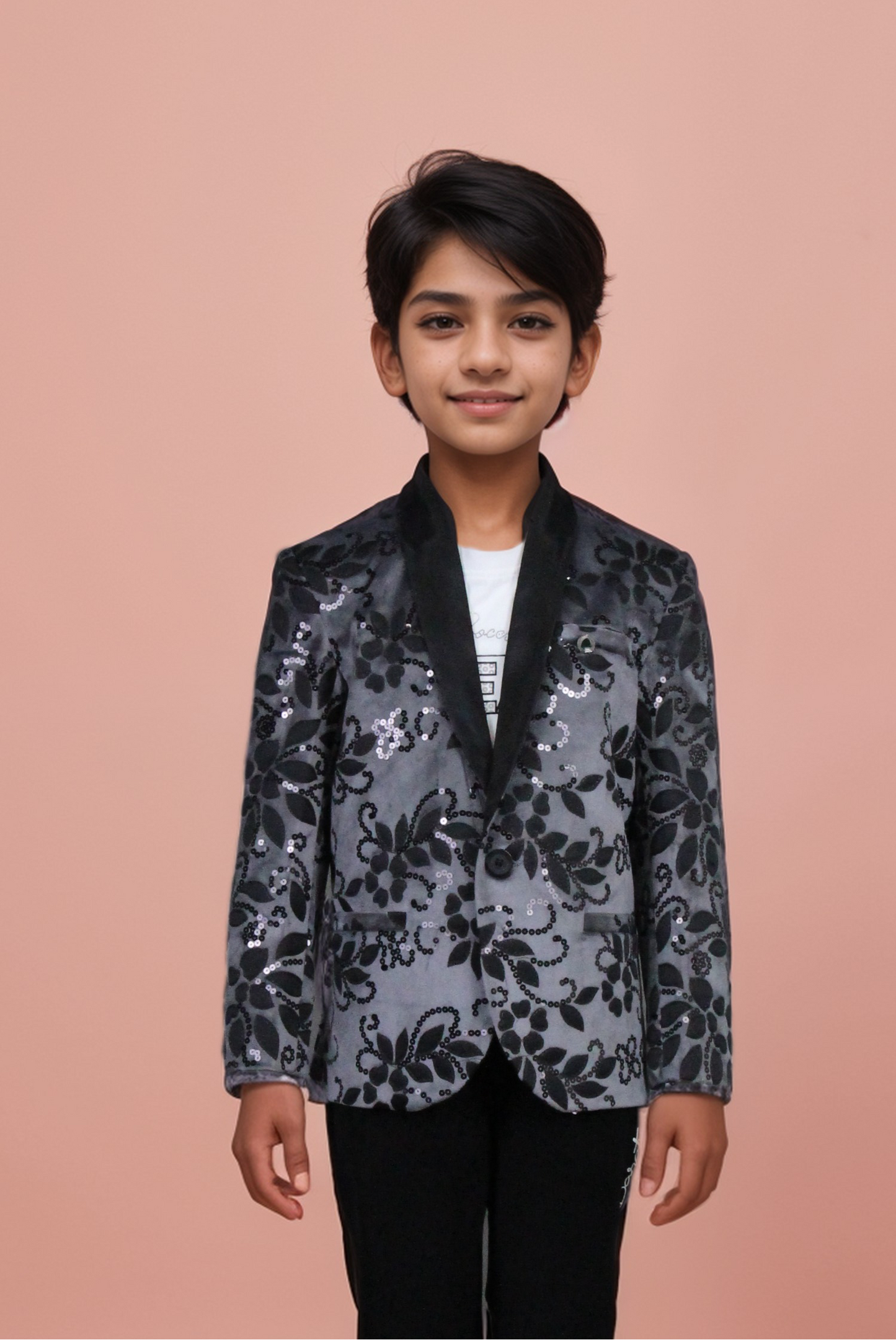 Grey Colour Blazer(BE-BBLZ_1518)