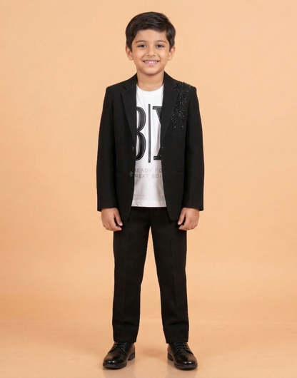 Black Colour Blazer(BE-BBLZ_60234)