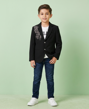 Black Colour Blazer(BE-BBLZ_60235)