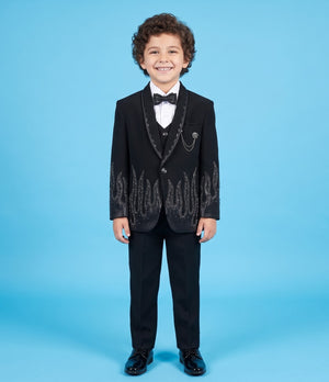 Black Colour Coat Suit(BE-BCSU_9140)