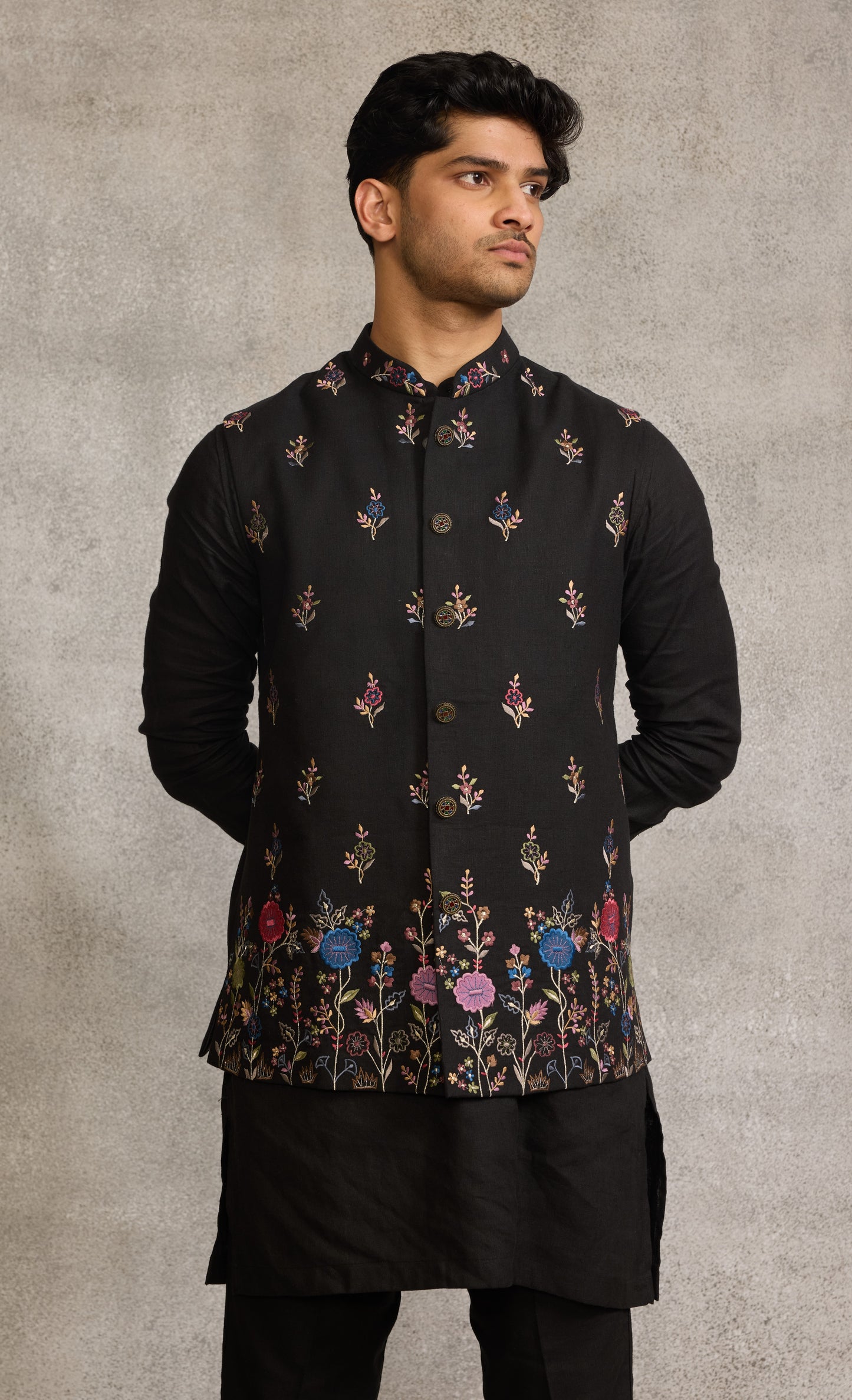 Black Colour Bundi Set (ME-MBUS_JK 3833)