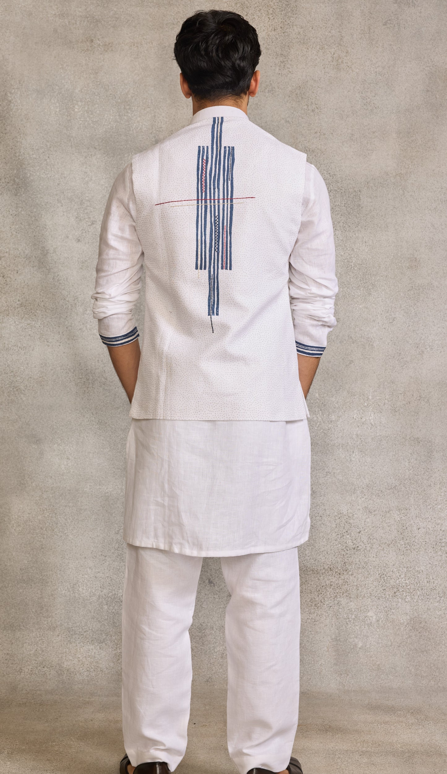 Cream Colour Bundi Set(ME-MBUS_JK 1772)