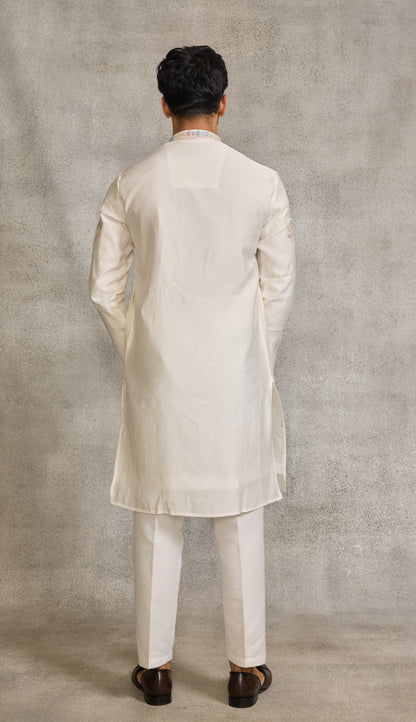 Cream Colour Kurta Set(ME-MKUS_SK 059)