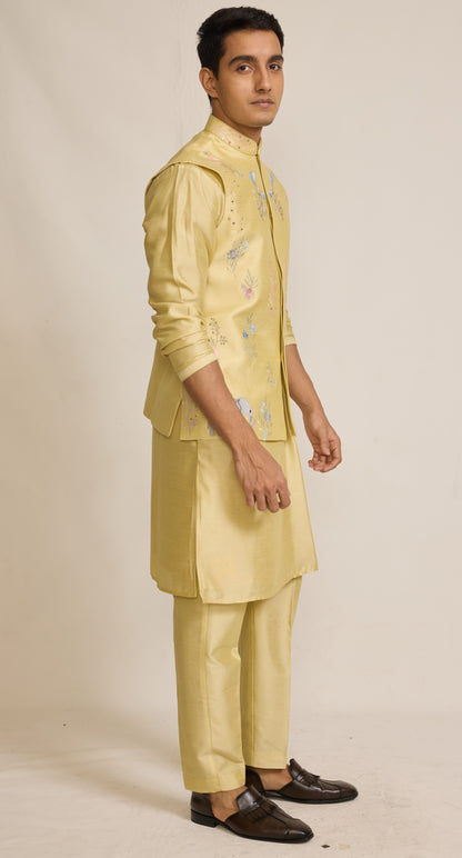 Yellow Colour Bundi Set(ME MBUS_JKS 6790)