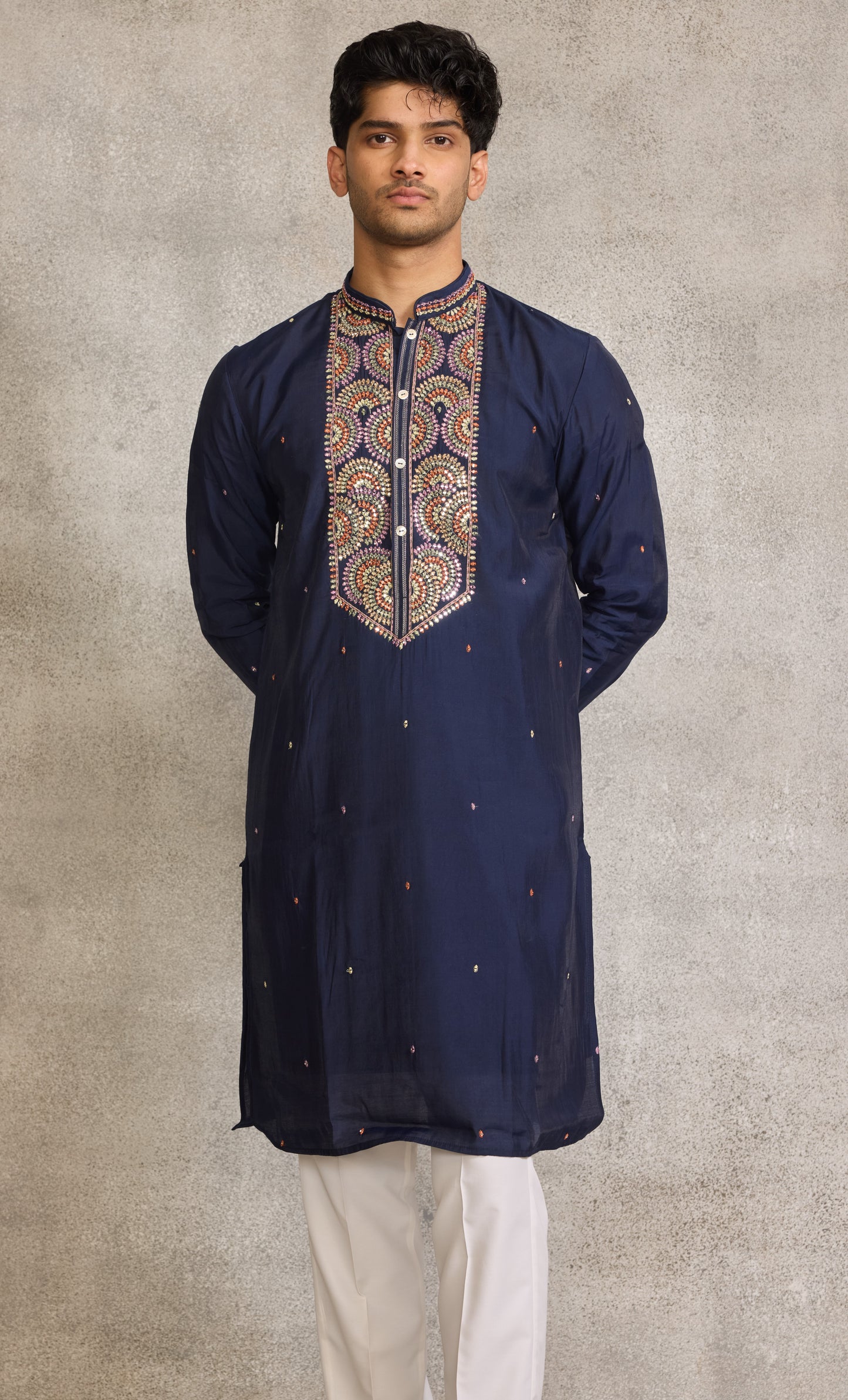 Blue Colour Kurta Set(ME-MKUS_SK 23)