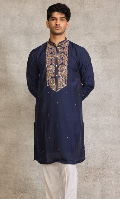 Blue Colour Kurta Set(ME-MKUS_SK 23)