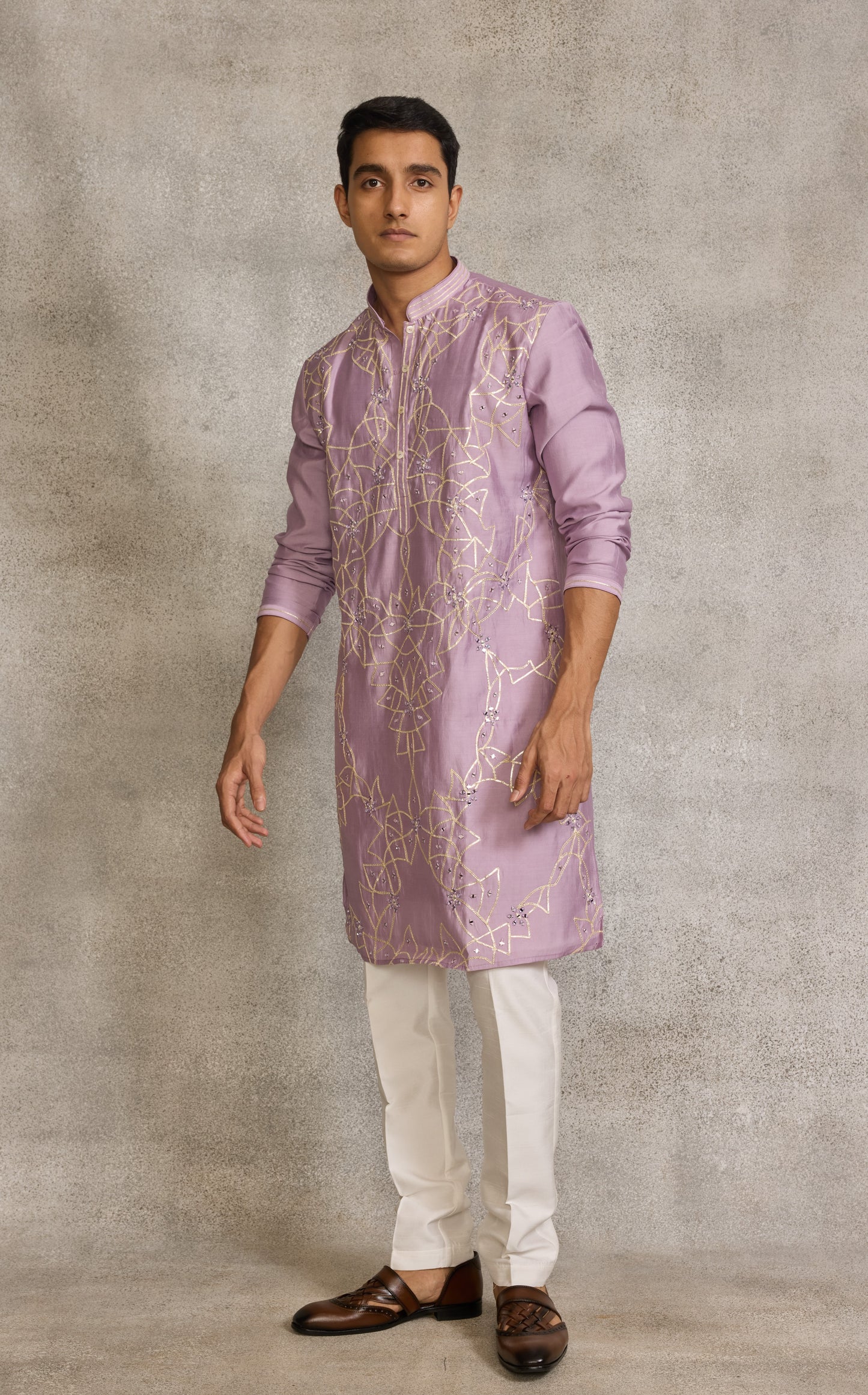 Lilac Colour Kurta Set(ME-MKUS_SK 27)