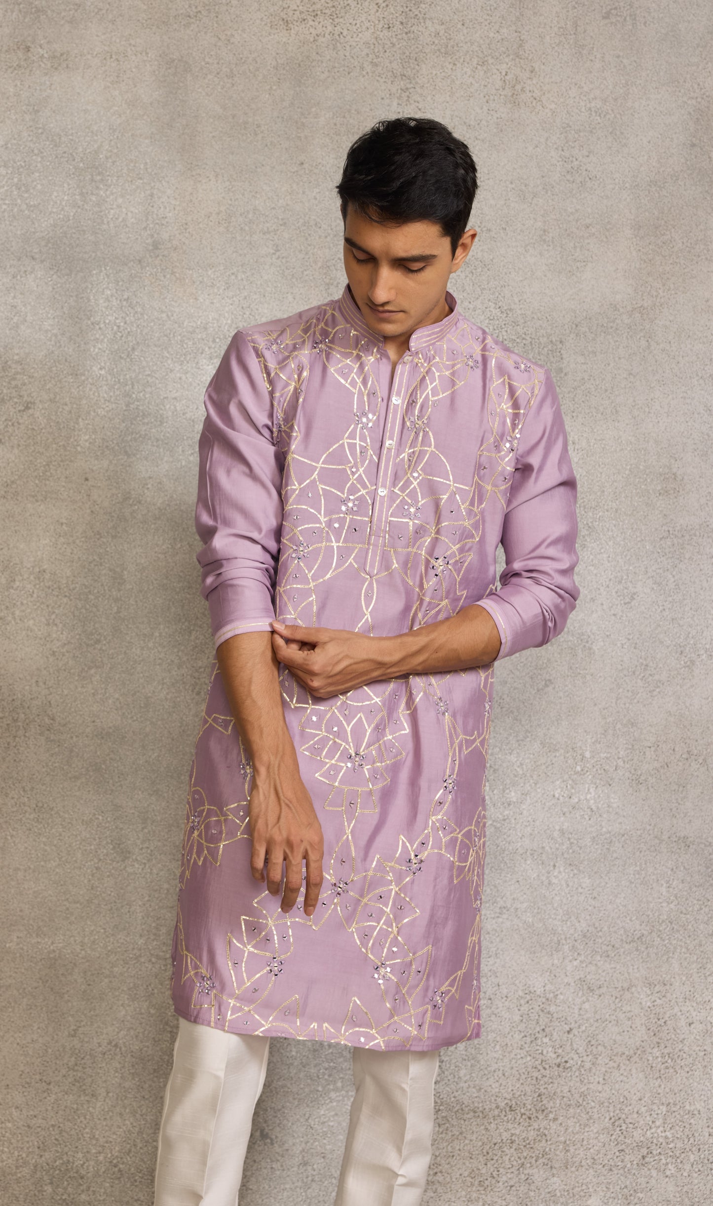 Lilac Colour Kurta Set(ME-MKUS_SK 27)